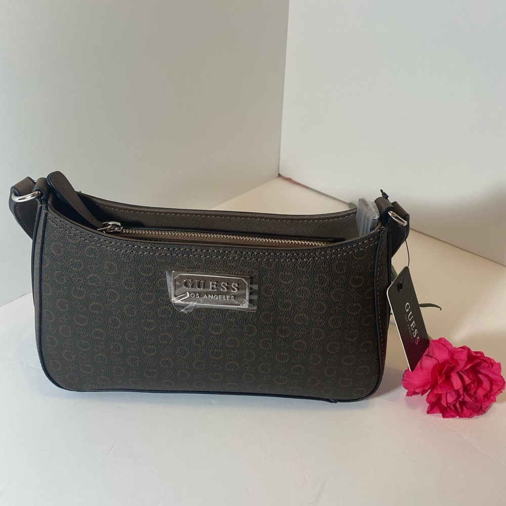 Brown Guess Handbag New W/ Tags